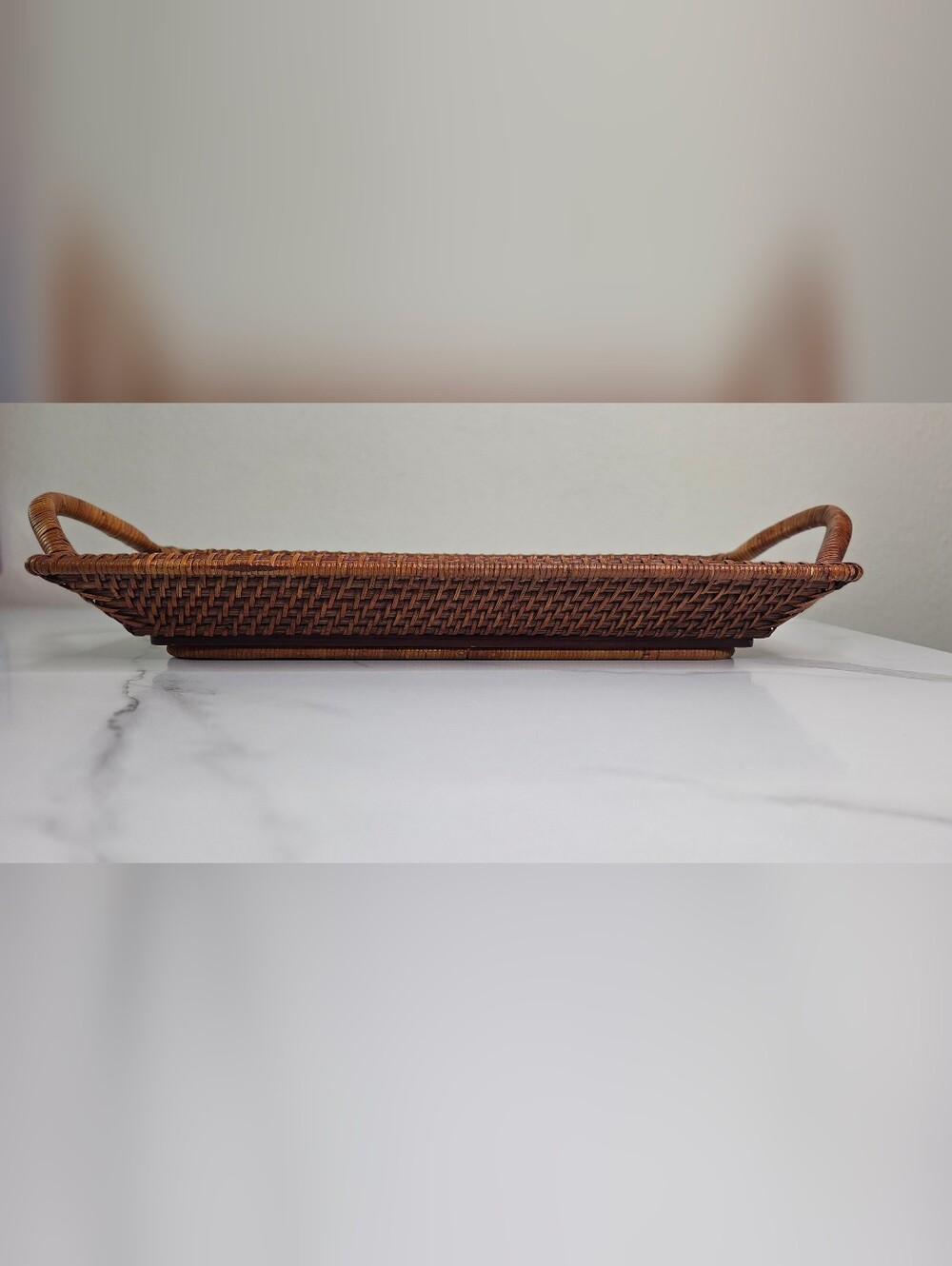 The Pampered Chef Woven Selections Tray - Red Brown - Picture 14 of 16